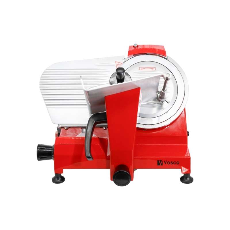 Vosco VB-300 Yarı Otomatik Gıda Dilimleme Makinesi, 300 mm- Kırmızı